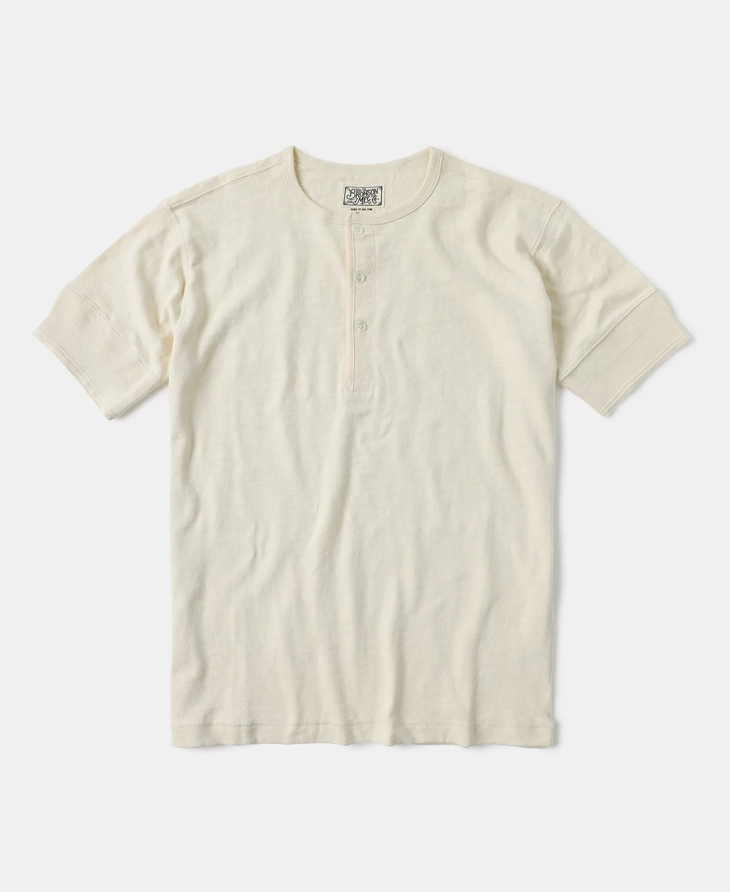 1890s Slub Cotton Henley T-Shirt