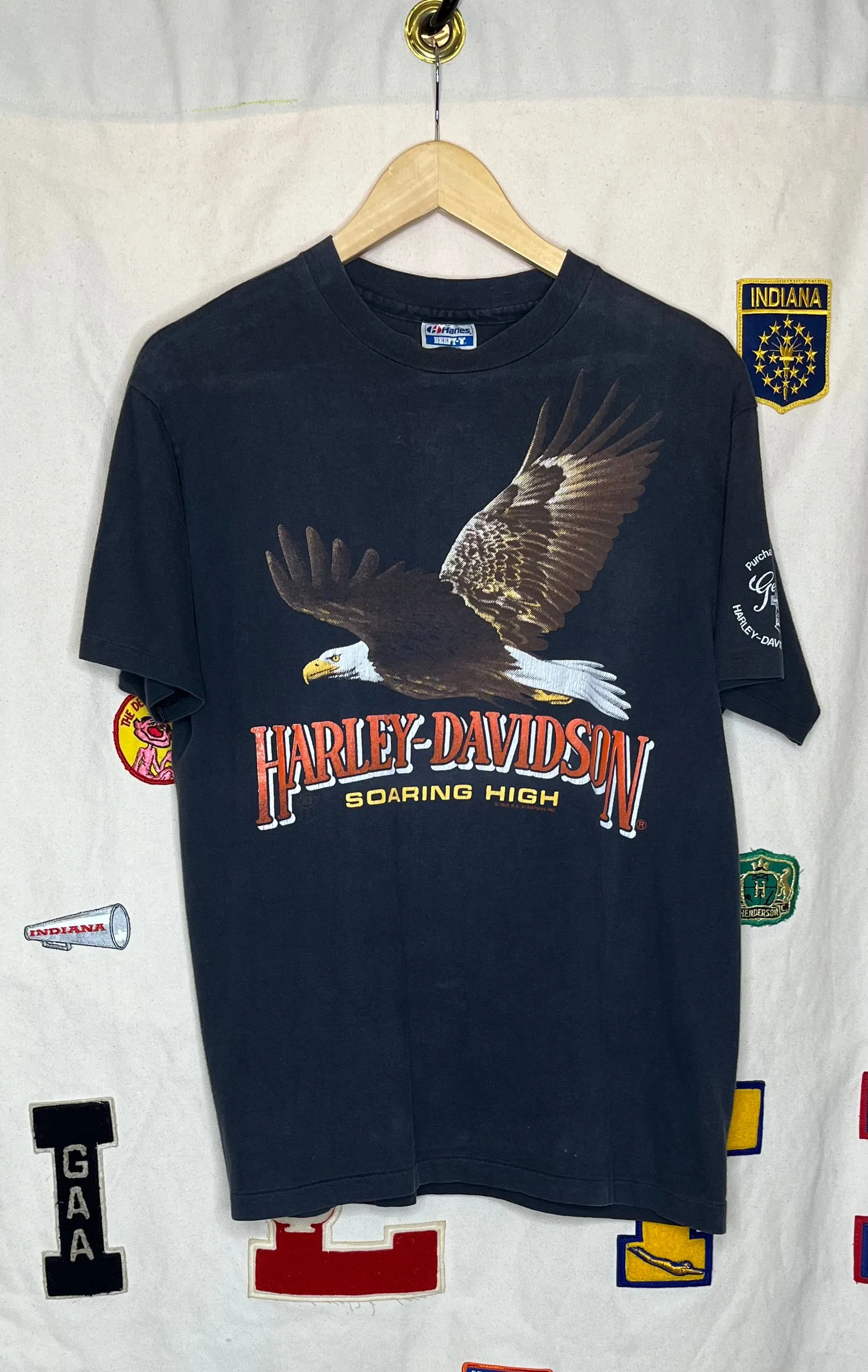 1989 Harley-Davidson Double-Sided Eagle T-Shirt: L