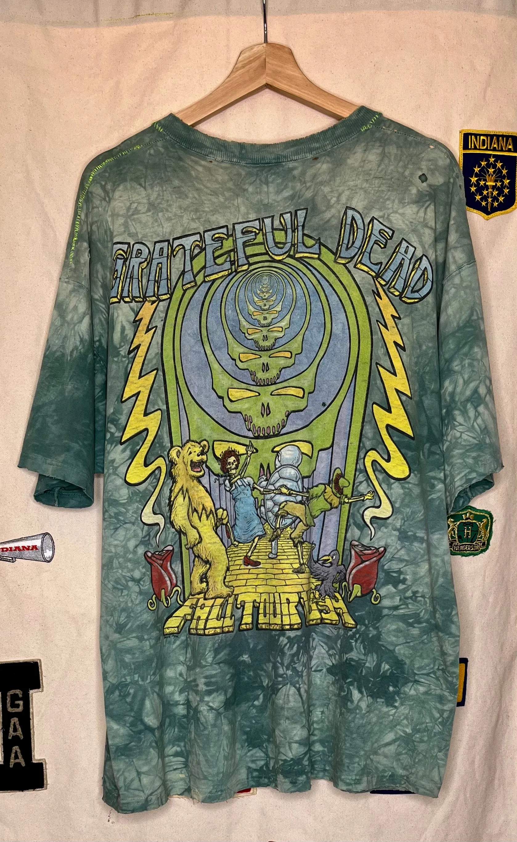 1994 Grateful Dead Wizard of Oz Parody T-Shirt: XL