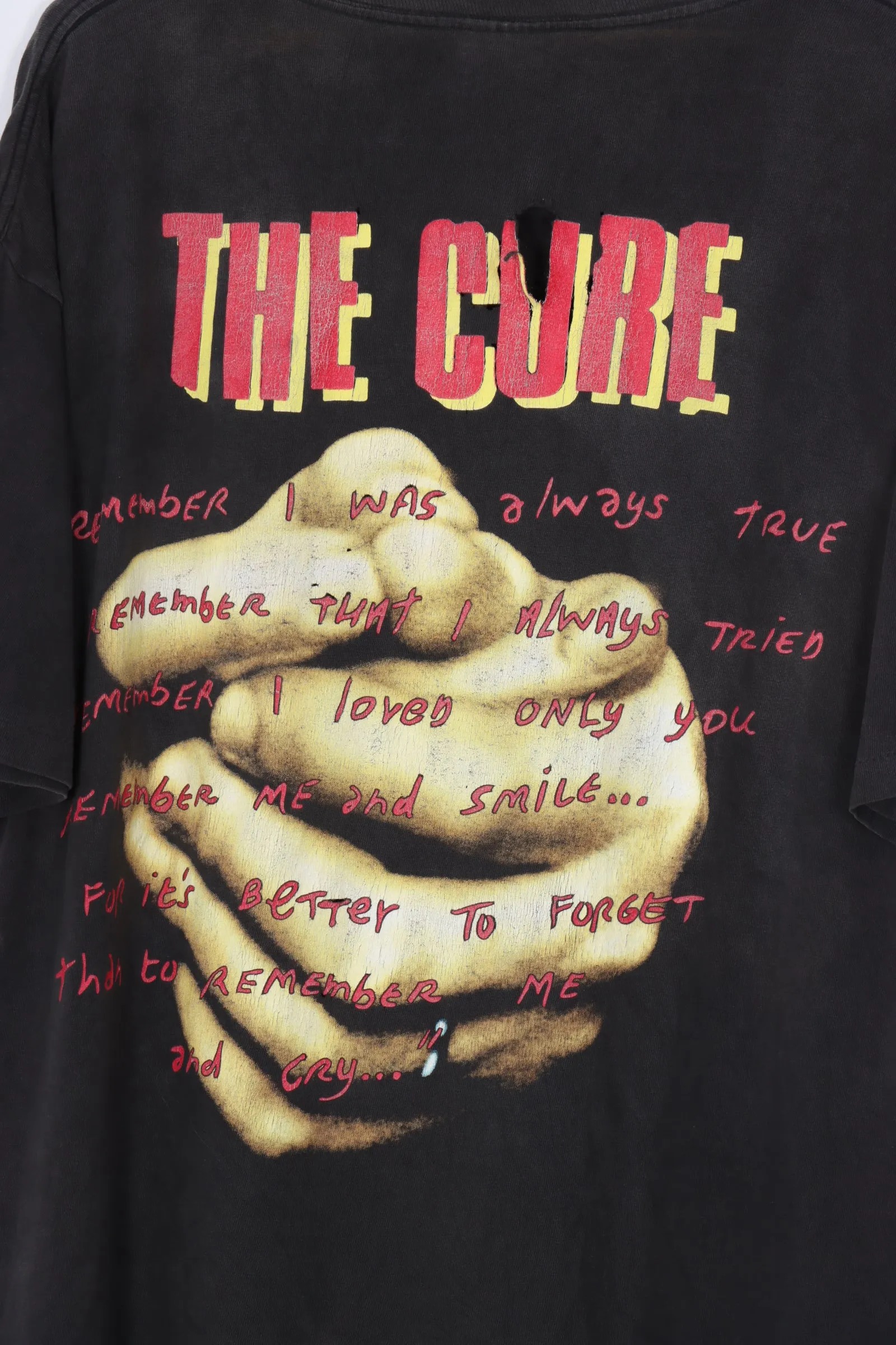 1996 Vintage THE CURE Wild Mood Swings Robert Smith Band Tee (XL)