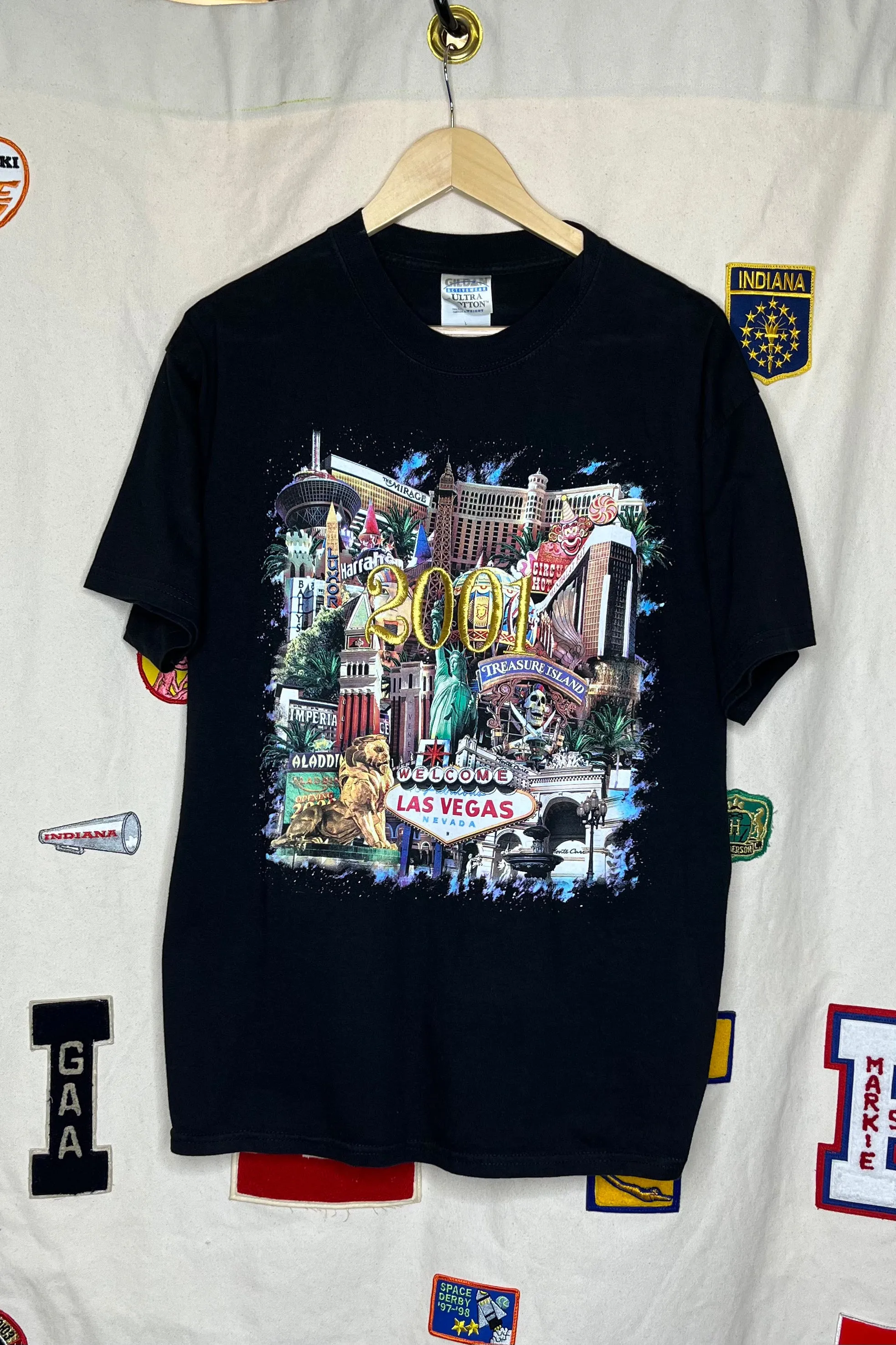 2001 Las Vegas Tourist T-Shirt: L