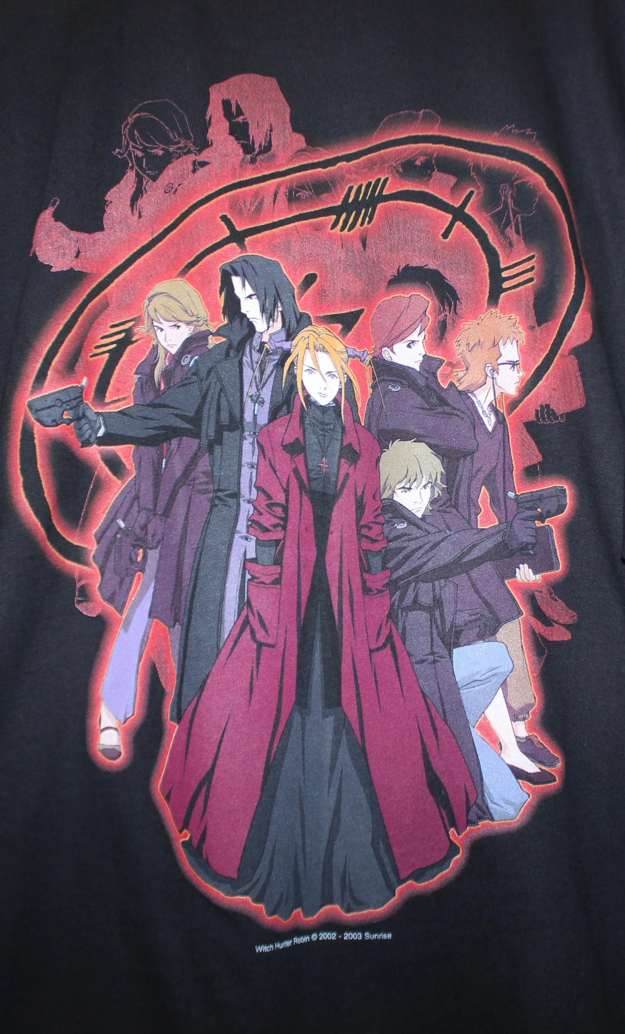 2003 Witch Hunter Robin Anime T-Shirt: XL