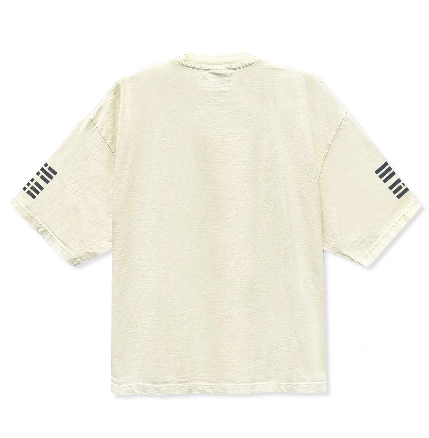 3456 TRIGRAM DROP SHOULDER TEE (CREAM)