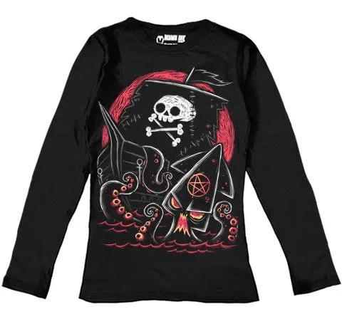 A Murder on the High Seas Women Long Sleeve Tshirt