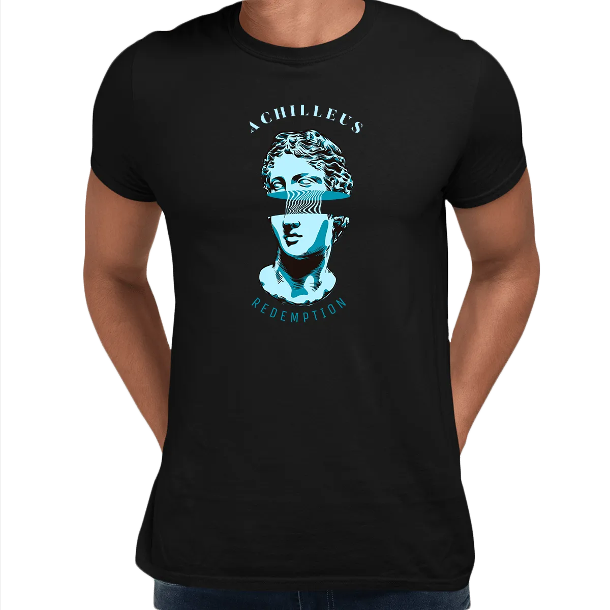 Achilleus Greek mythology Trojan War Hero Abstract Art Unisex T-shirt