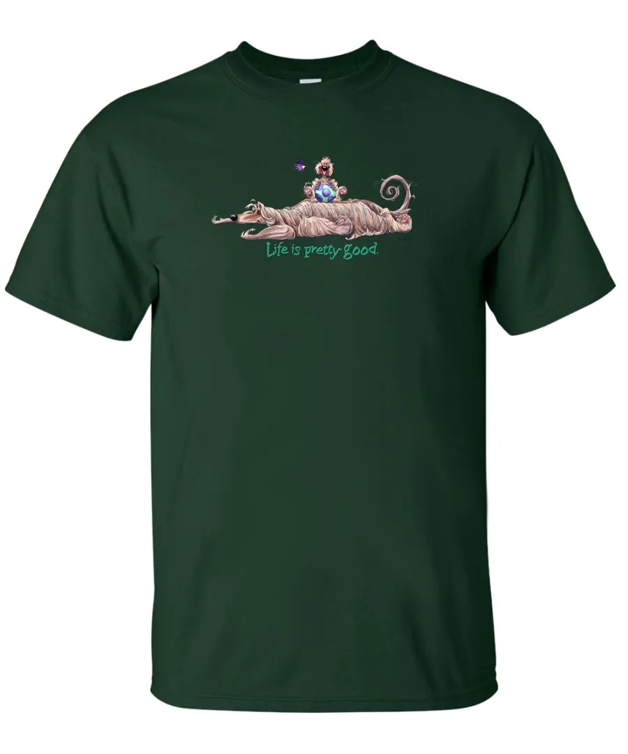 Afghan Hound - Life Is Pretty Good - T-Shirt