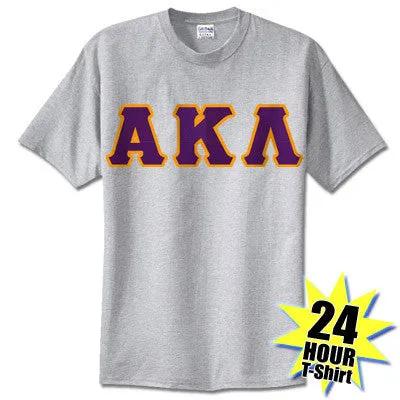 Alpha Kappa Lambda 24-Hour Tee - Gildan 5000 - TWILL