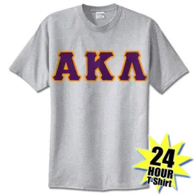 Alpha Kappa Lambda 24-Hour Tee - Gildan 5000 - TWILL