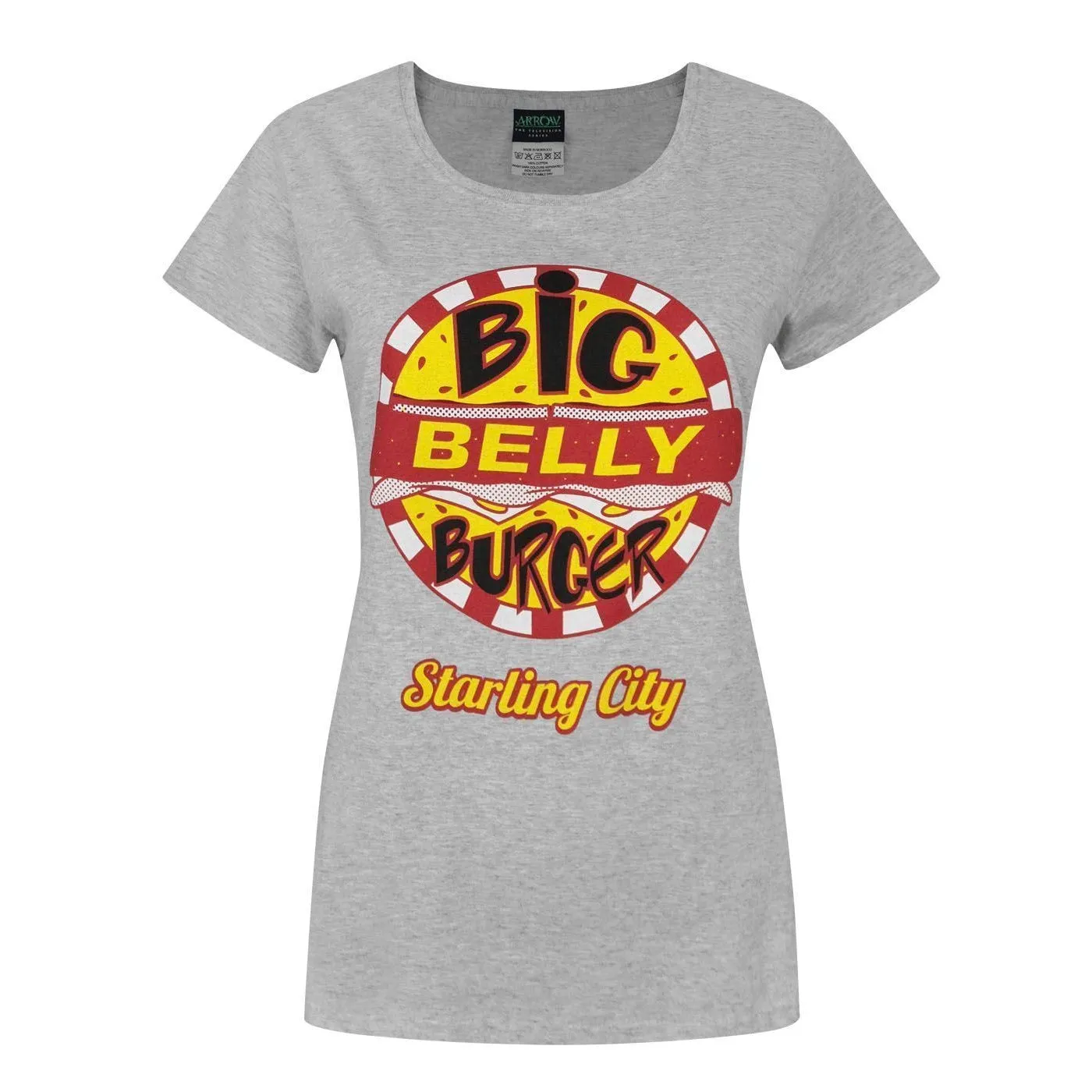 Arrow Womens/Ladies Big Belly Burger T-Shirt