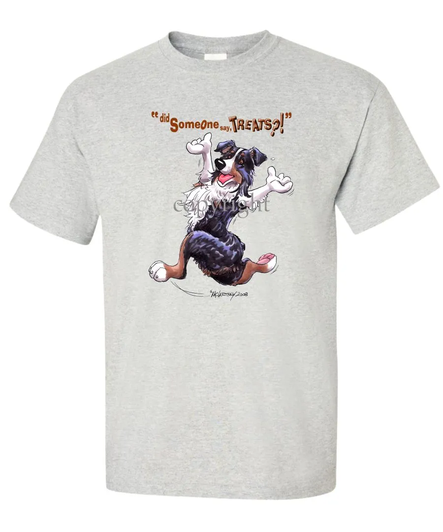 Australian Shepherd  Black Tri - Treats - T-Shirt