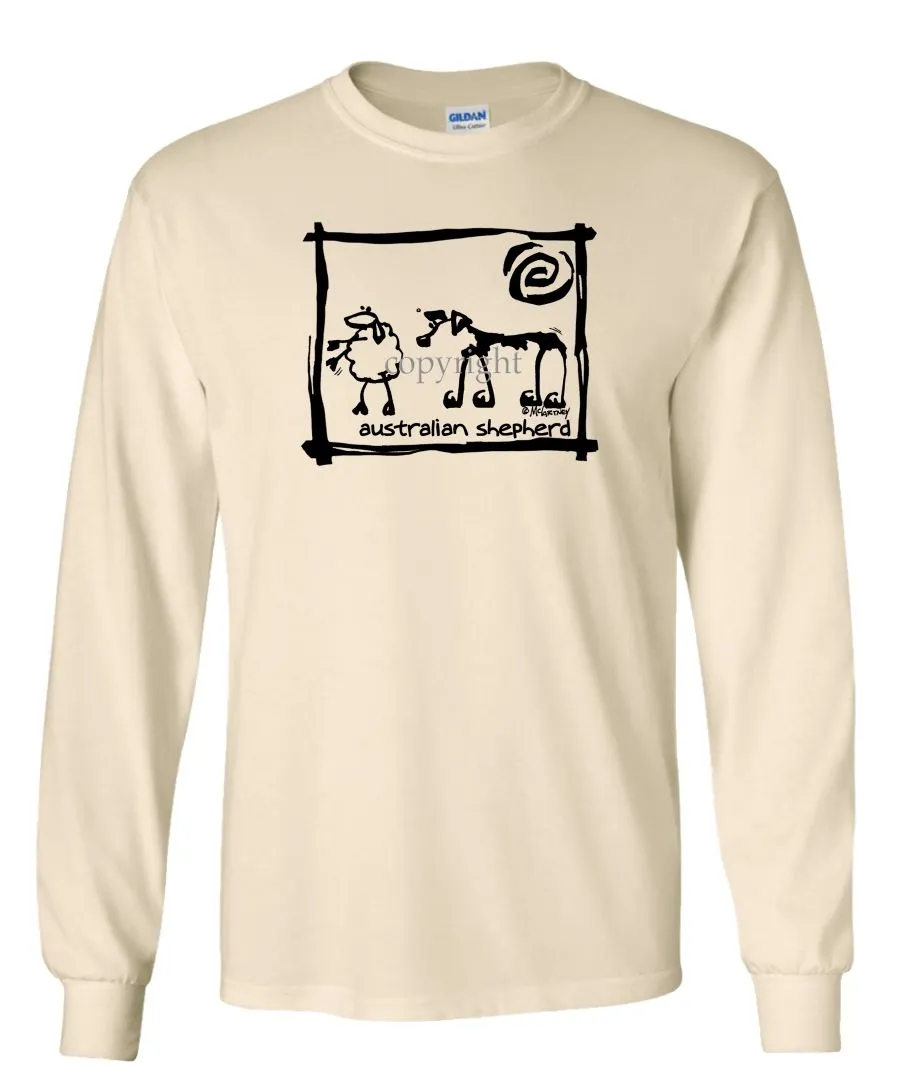 Australian Shepherd - Cavern Canine - Long Sleeve T-Shirt