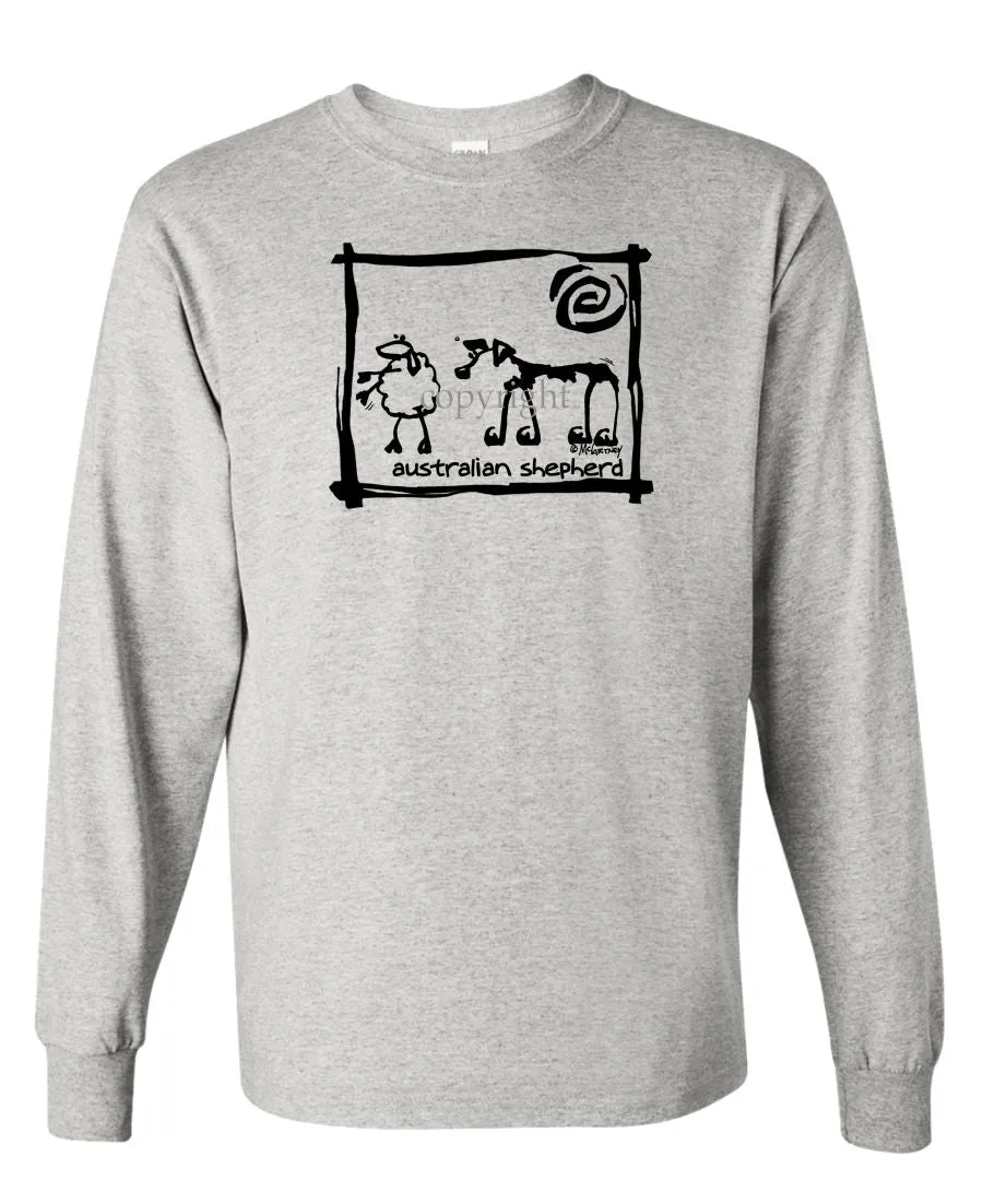 Australian Shepherd - Cavern Canine - Long Sleeve T-Shirt