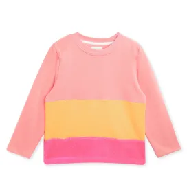 Berry Colorblock Sweatshirt