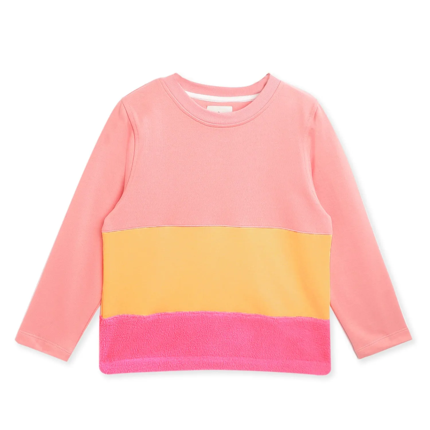 Berry Colorblock Sweatshirt