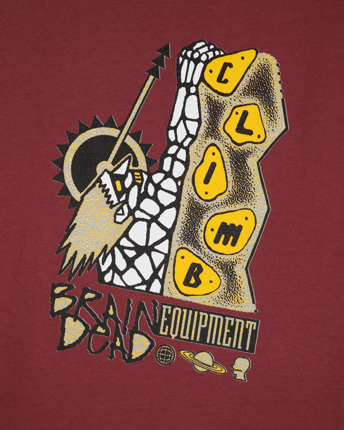 Biomechanic Bouldering T-Shirt - Maroon