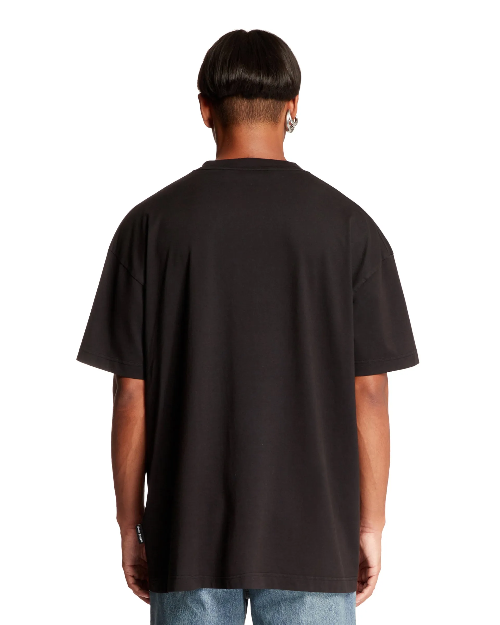 Black College Cotton T-shirt