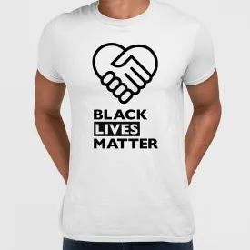 Black Lives Matter Global Network Black, White & Grey T-Shirt