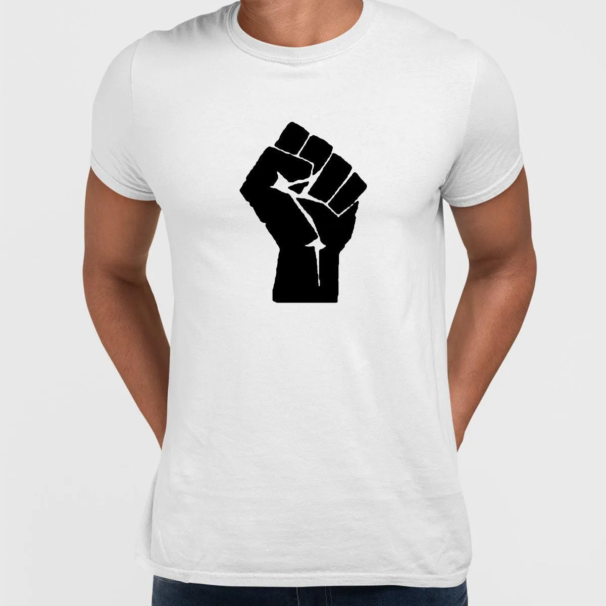 Black Lives Matter Take Action Black, White & Grey T-Shirt