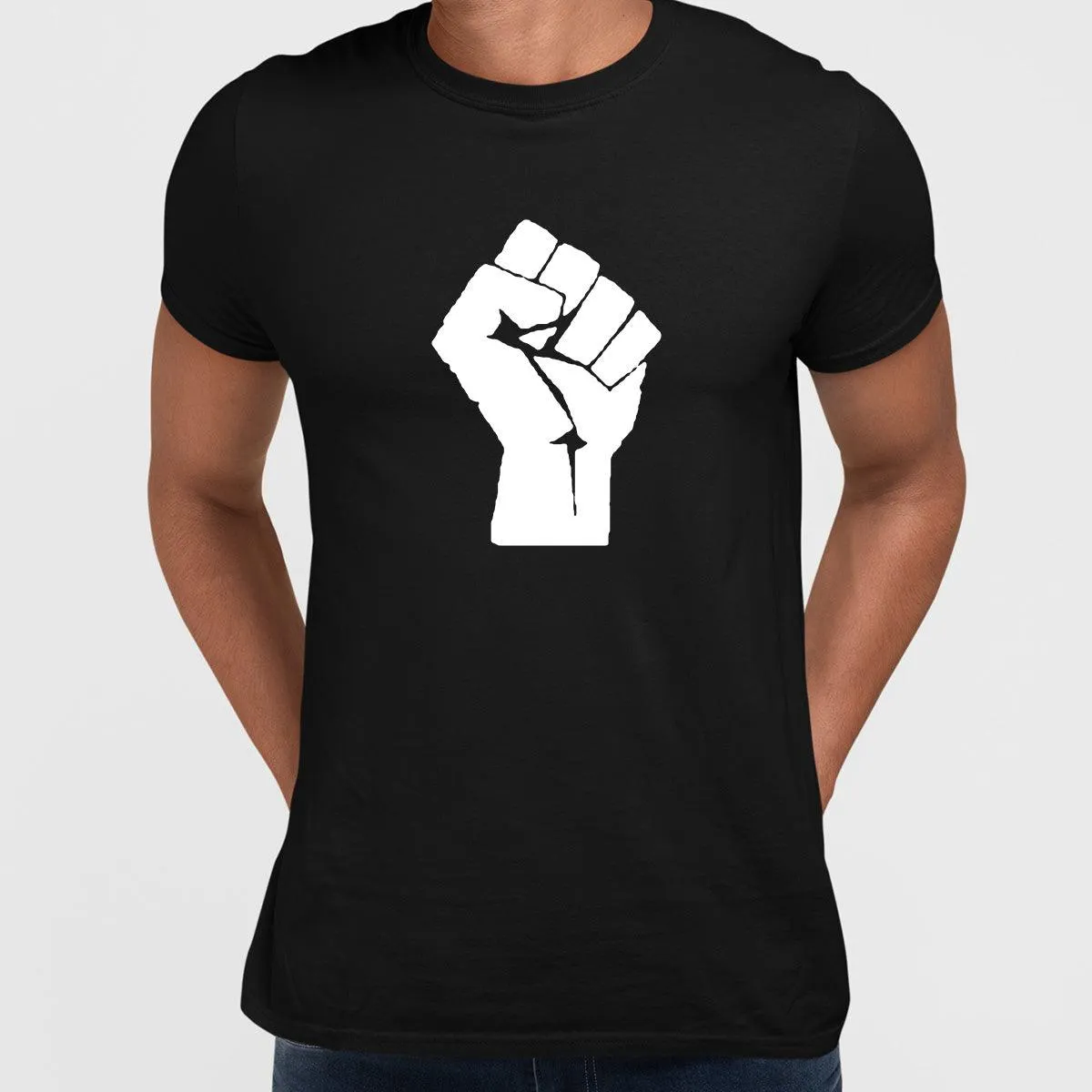 Black Lives Matter Take Action Black, White & Grey T-Shirt