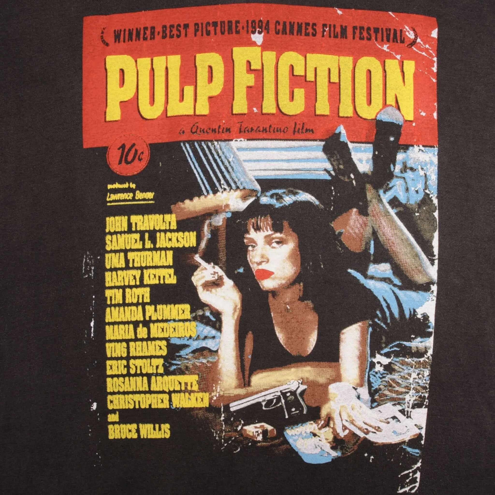 BOOTLEG PULP FICTION TARANTINO TEE SHIRT SIZE XL SINGLE STITCH