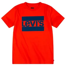 Boy's Logo Short Sleeve T-Shirt Red | Levi's