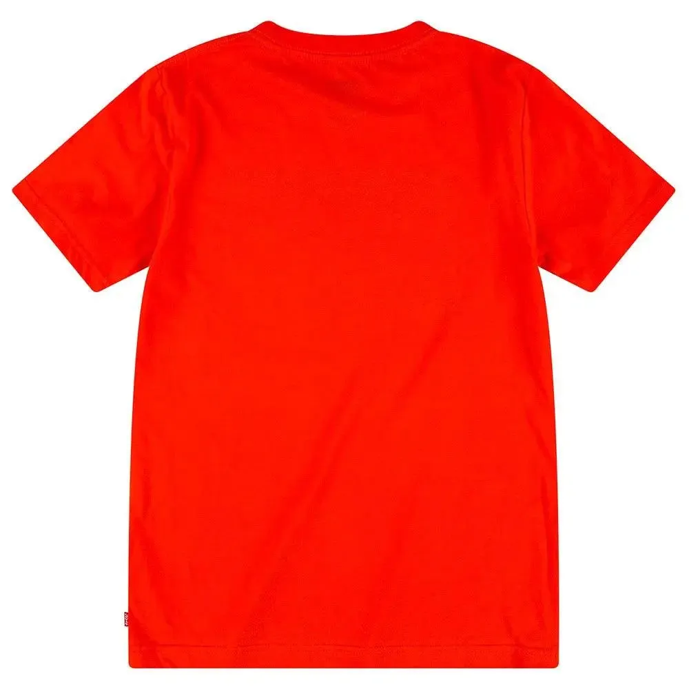 Boy's Logo Short Sleeve T-Shirt Red | Levi's