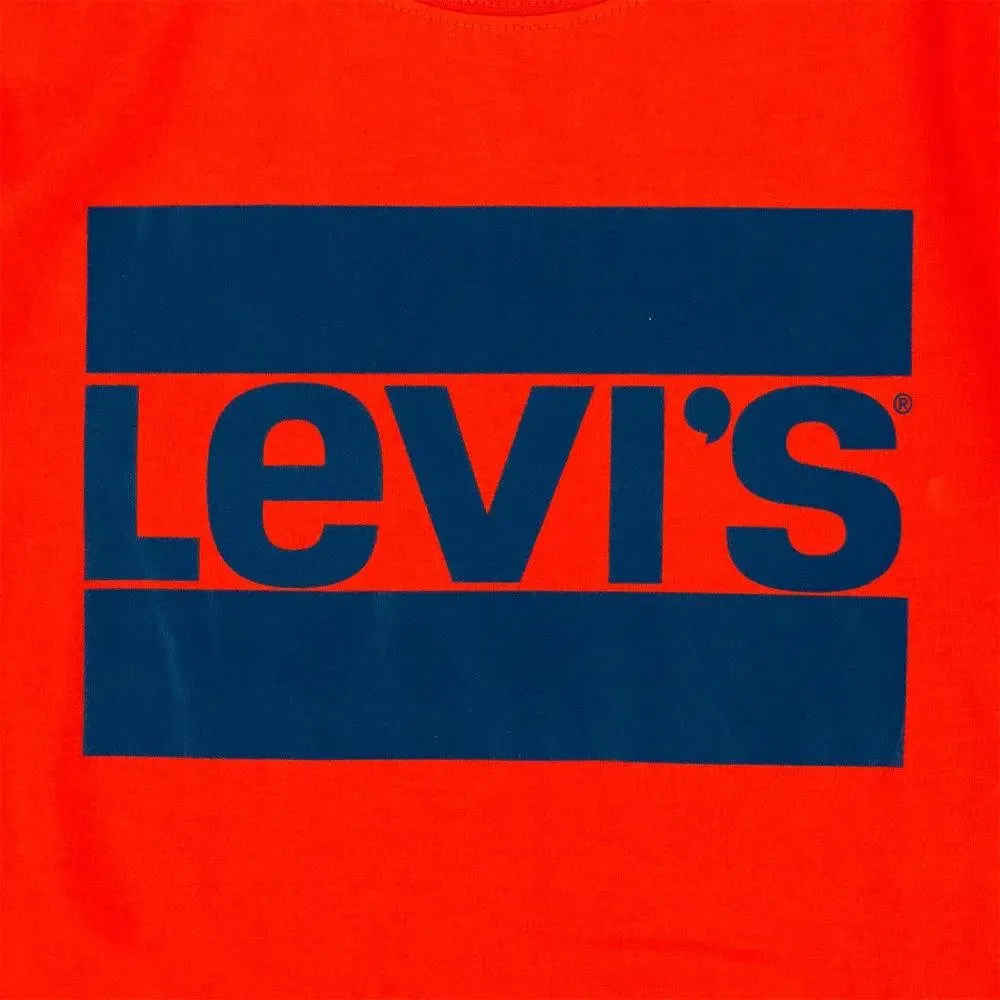 Boy's Logo Short Sleeve T-Shirt Red | Levi's