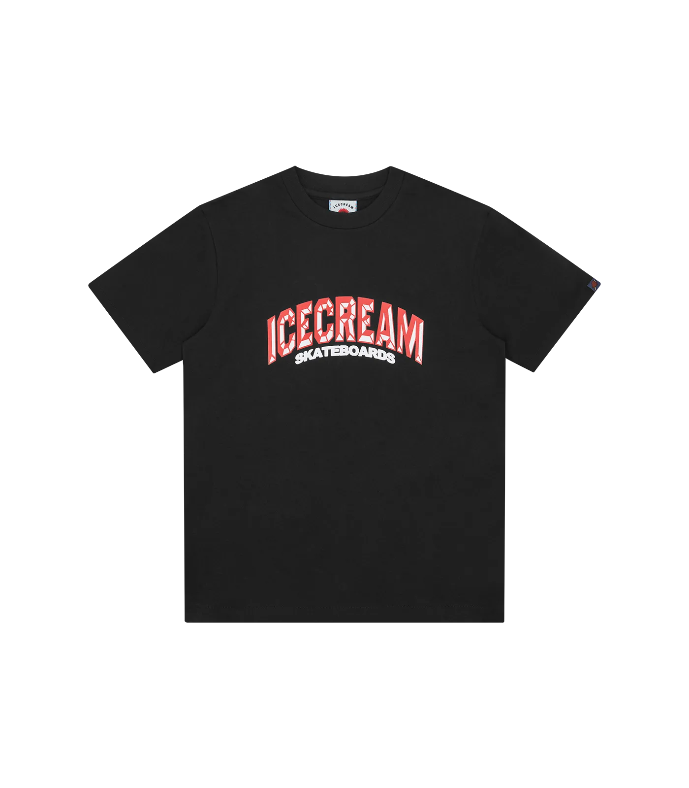 BRICK LOGO T-SHIRT - BLACK