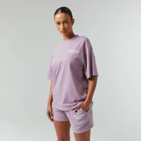 Bubble Print Twinset | Dusty Grape