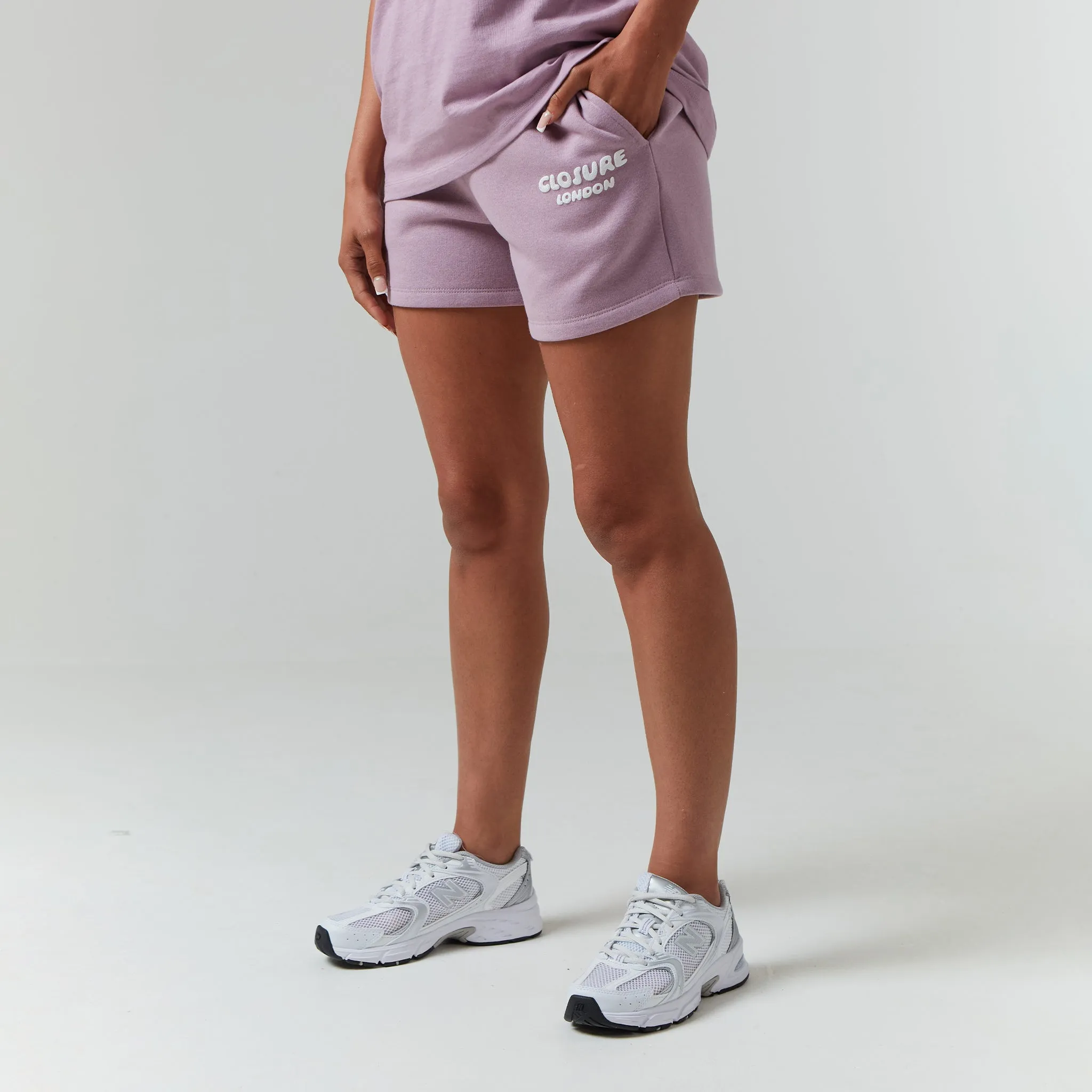 Bubble Print Twinset | Dusty Grape