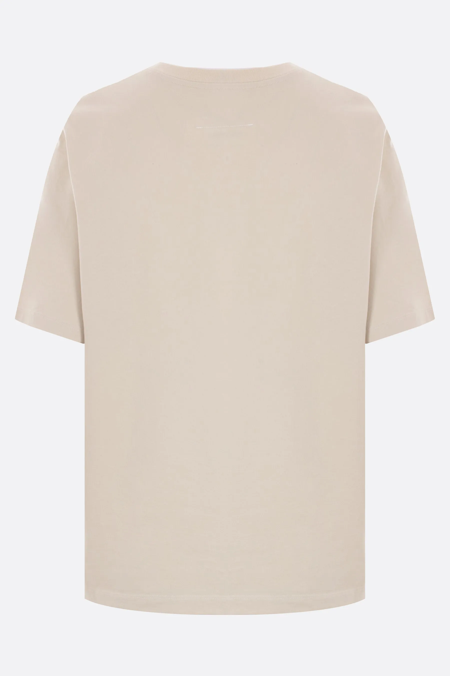 Care Label print cotton t-shirt