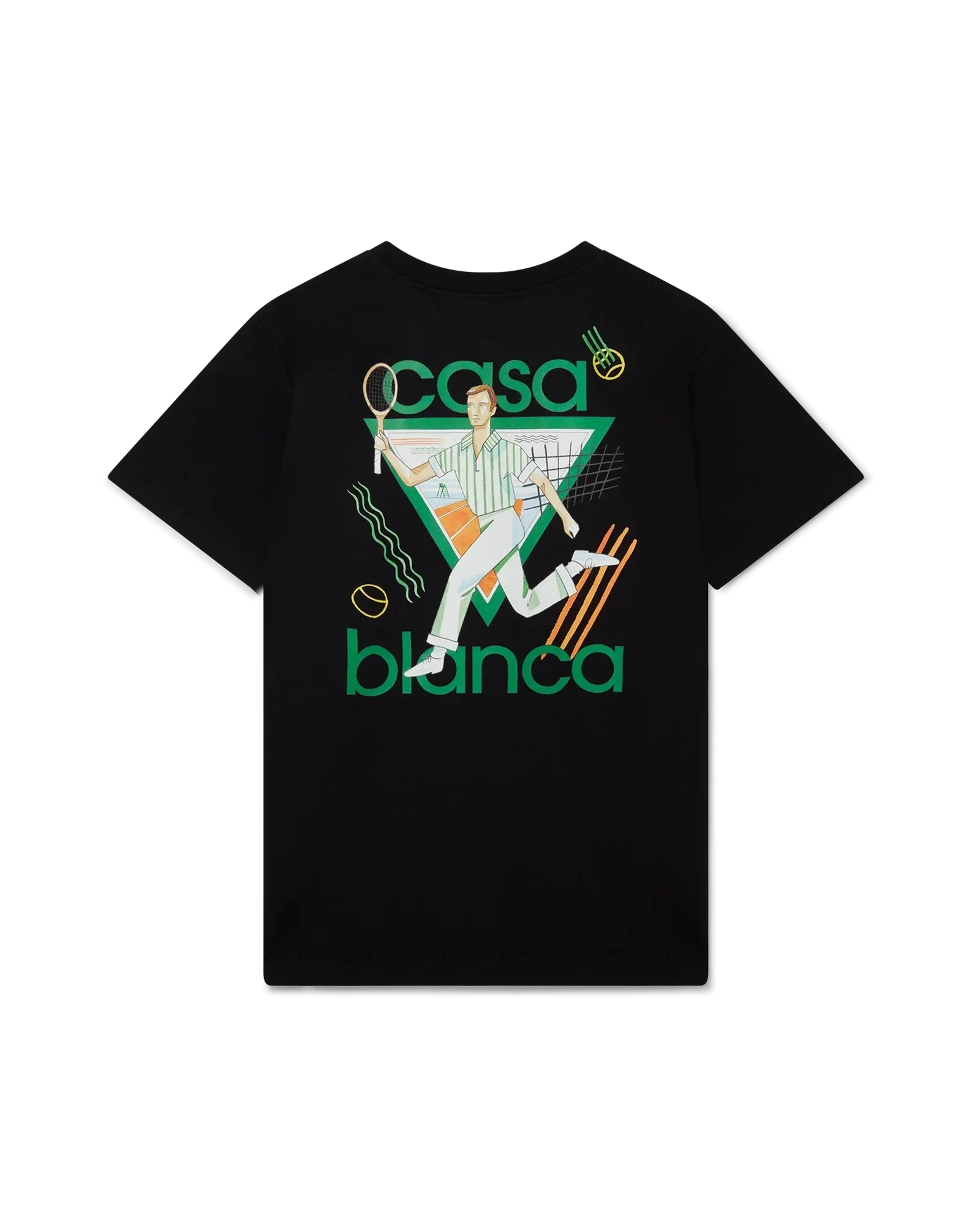 Casablanca Le Jeu Printed Unisex T-Shirt 'Black'