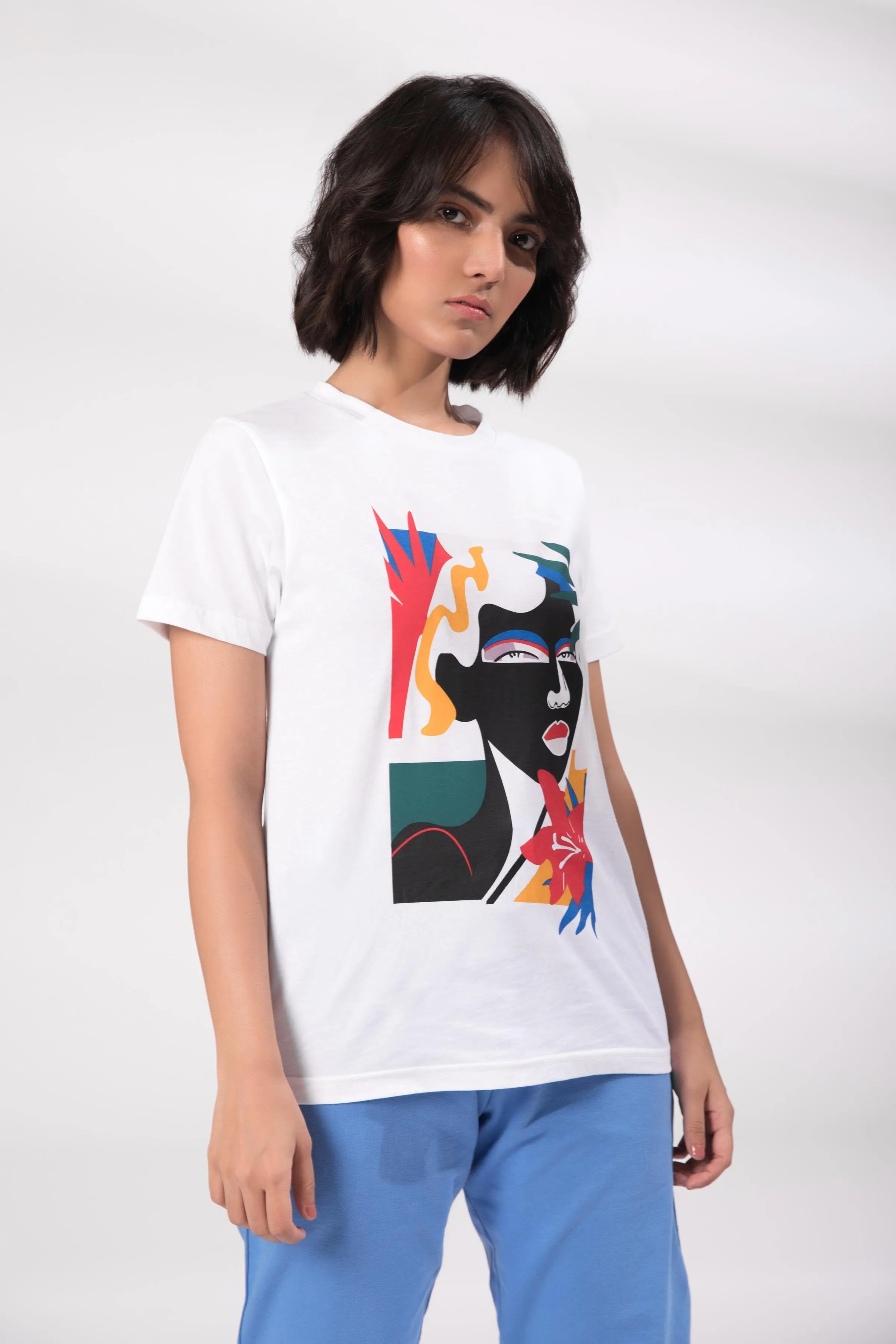 Collage Print T-Shirt