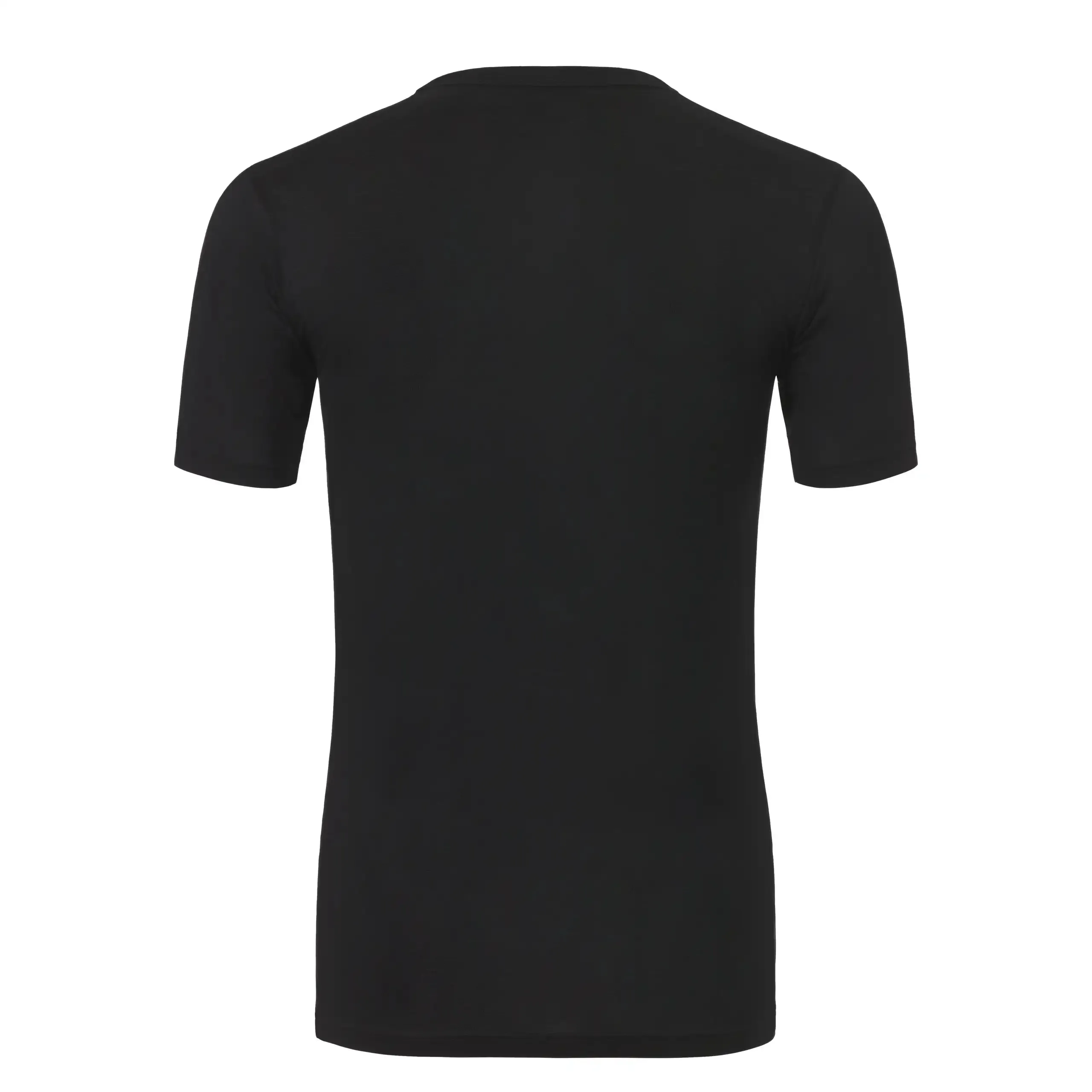 Cotton Crew-Neck T-Shirt in Black