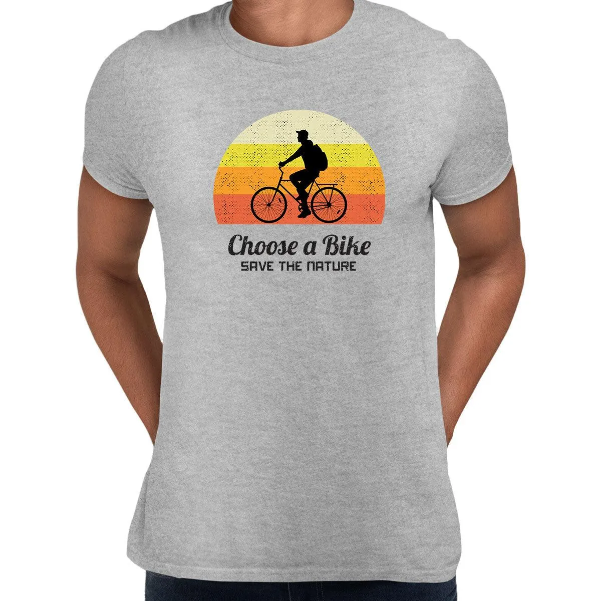 Cycling T-Shirt Choose a Bike-Save the nature Bicycle Racer Road Adult Unisex T-Shirt