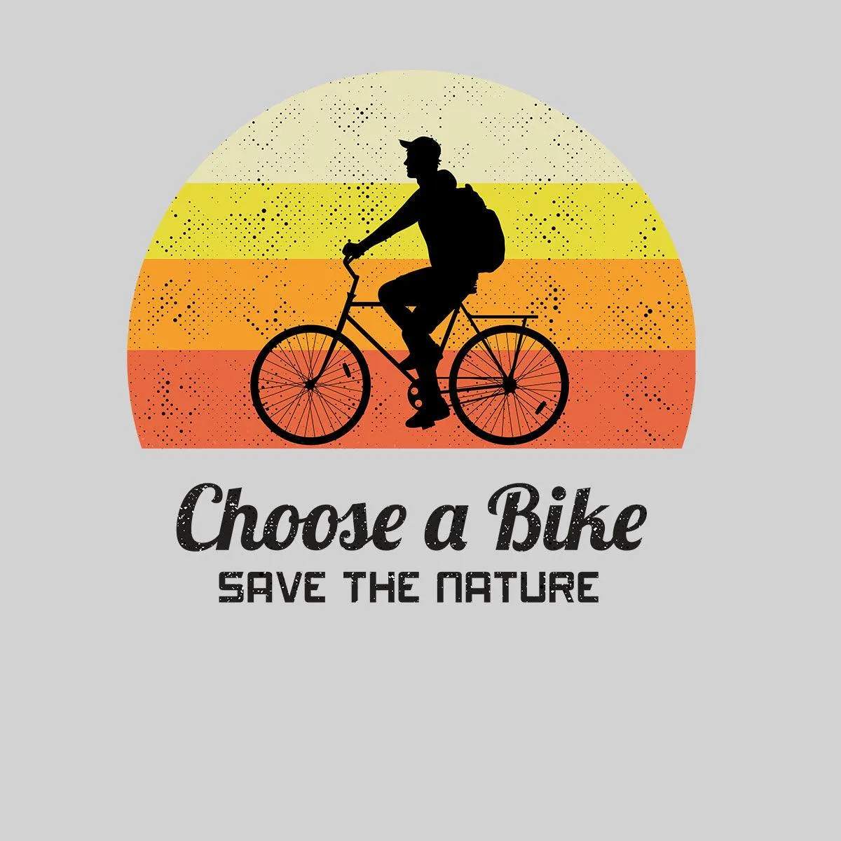 Cycling T-Shirt Choose a Bike-Save the nature Bicycle Racer Road Adult Unisex T-Shirt