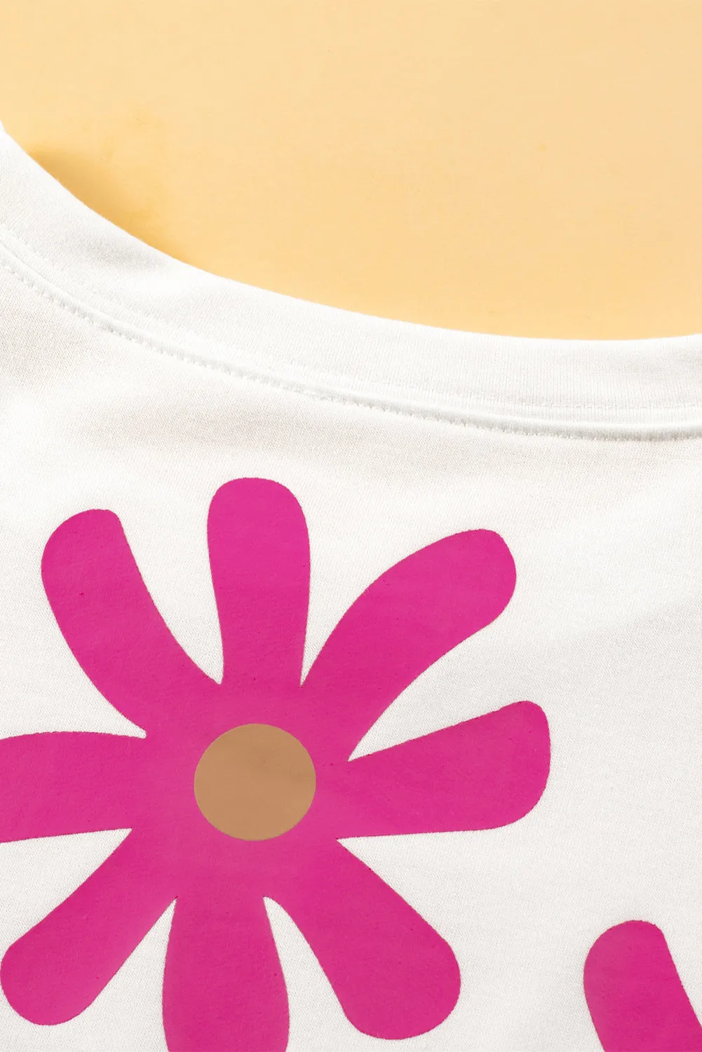 Daisy Flower Printed T Shirt