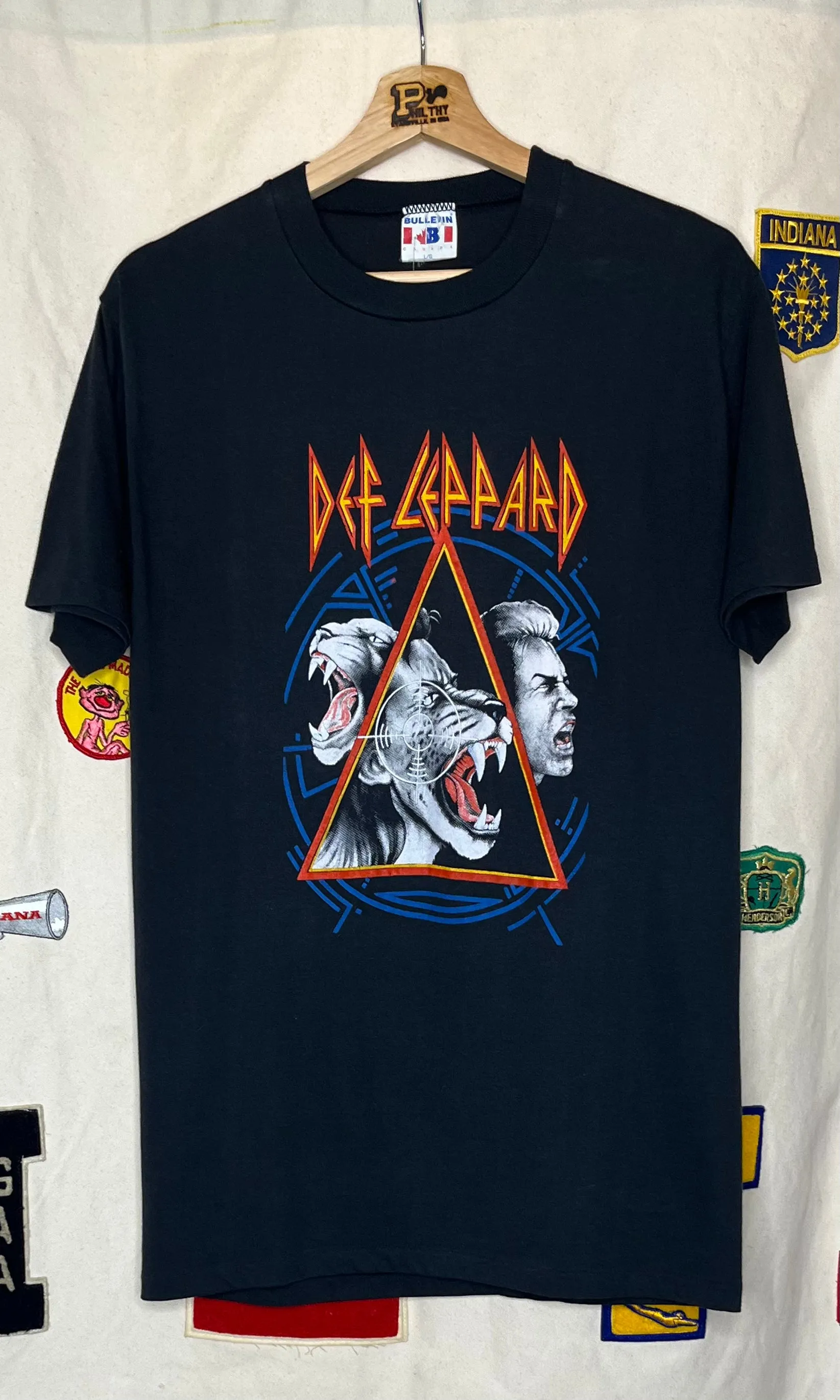 Def Leppard Parking Lot Bootleg T-Shirt: M