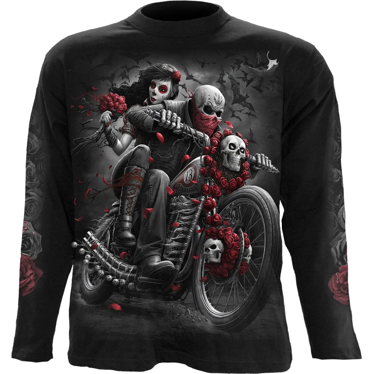 DOTD BIKERS - Longsleeve T-Shirt Black