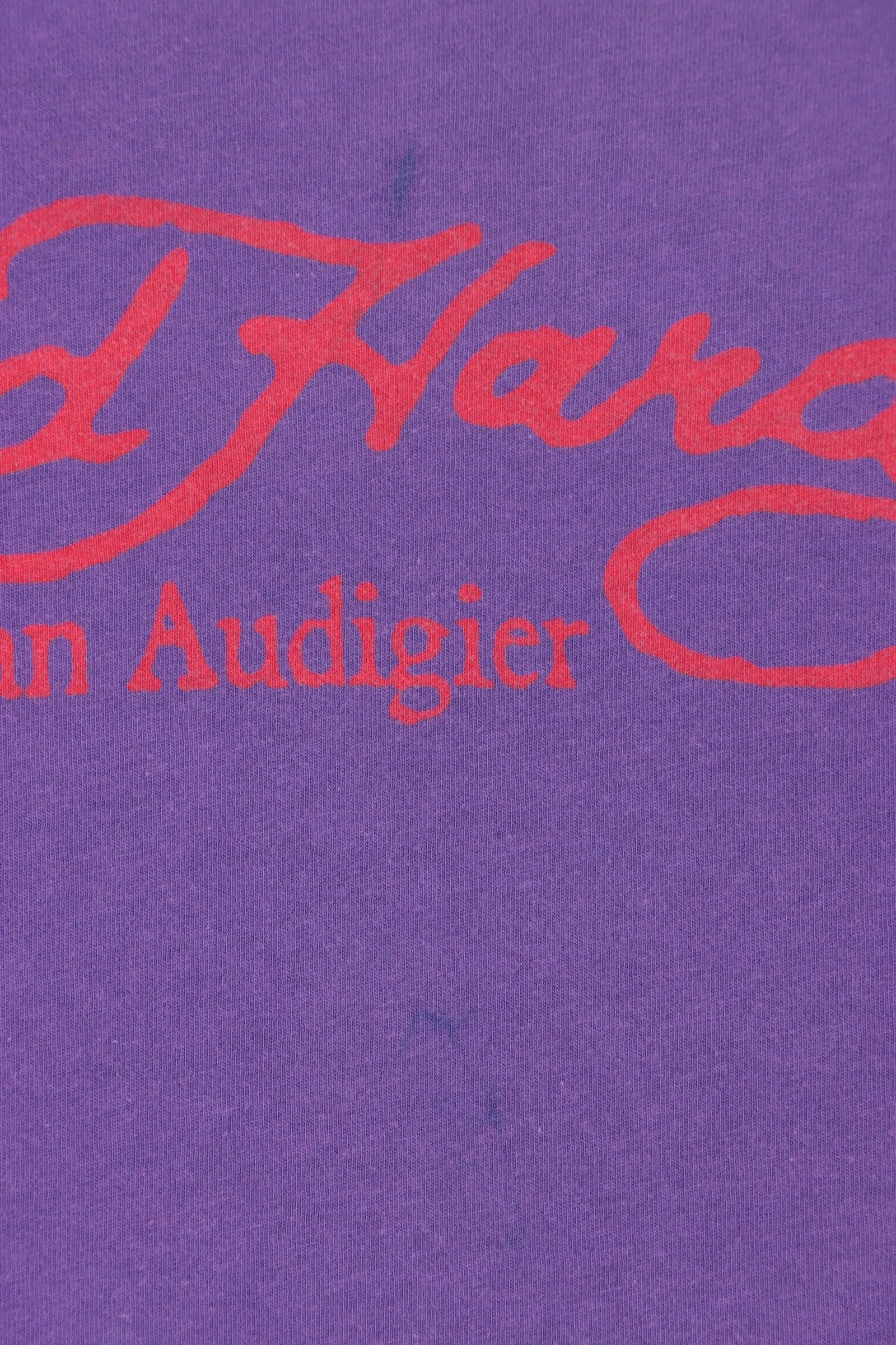 ED HARDY Christian Audigier Purple T-Shirt USA Made (M)