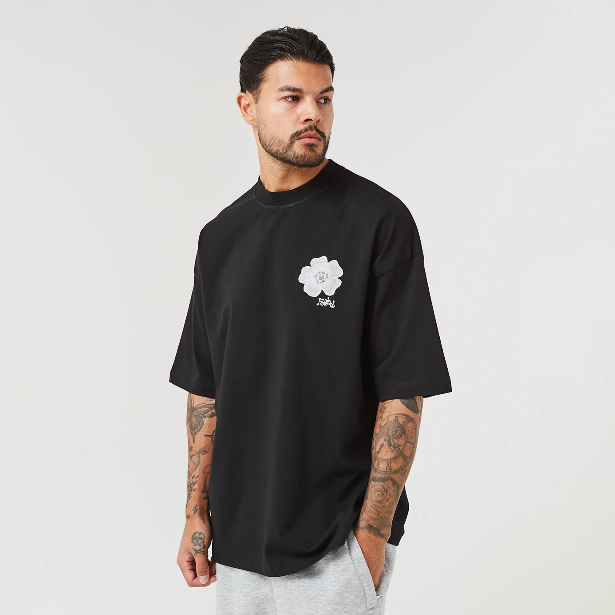 Flower T-Shirt | Black