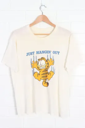 Garfield "Just Hangin' Out" 1978 Paper Thin Single Stitch T-Shirt (M)