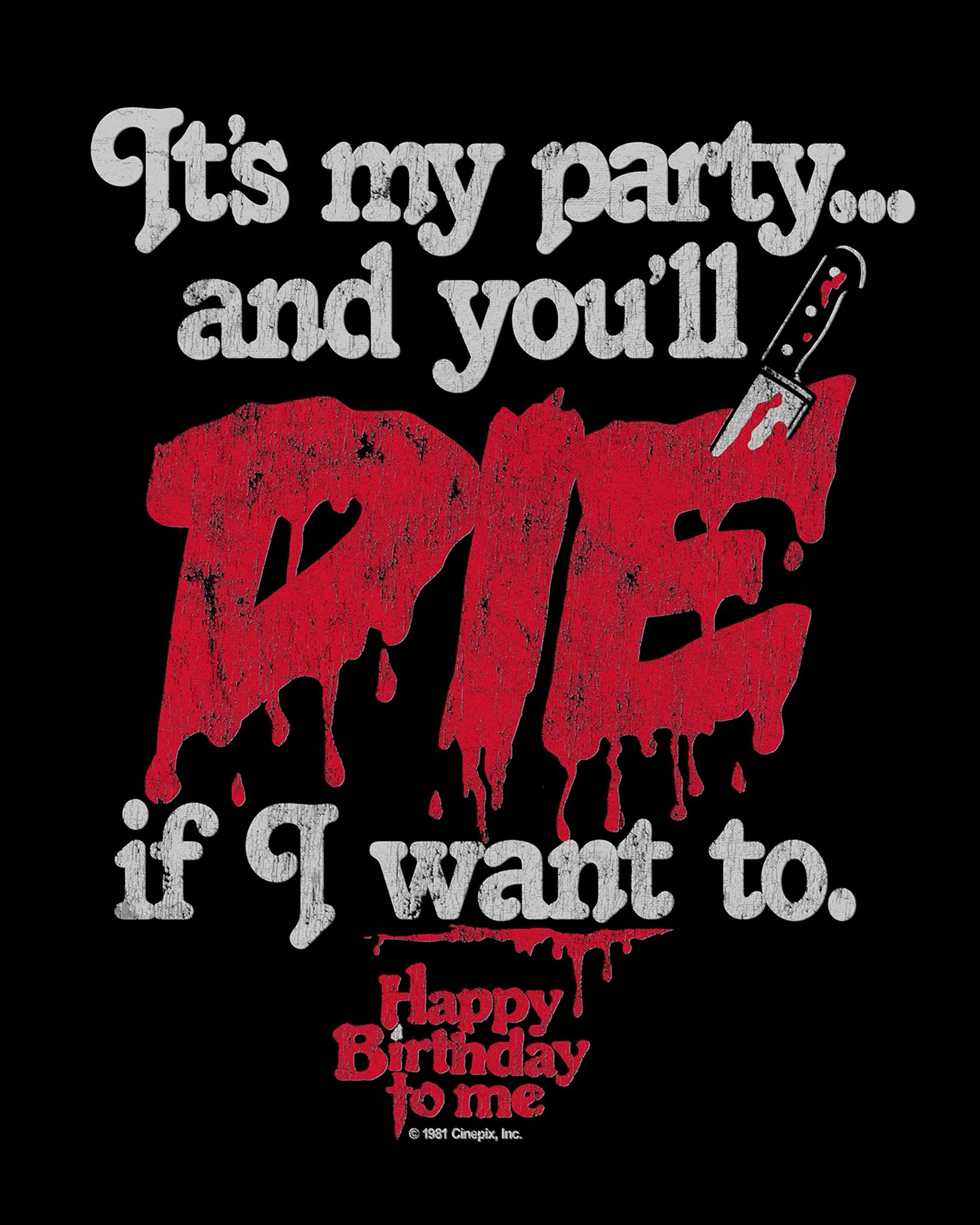 Happy Birthday To Me - It's My Party...