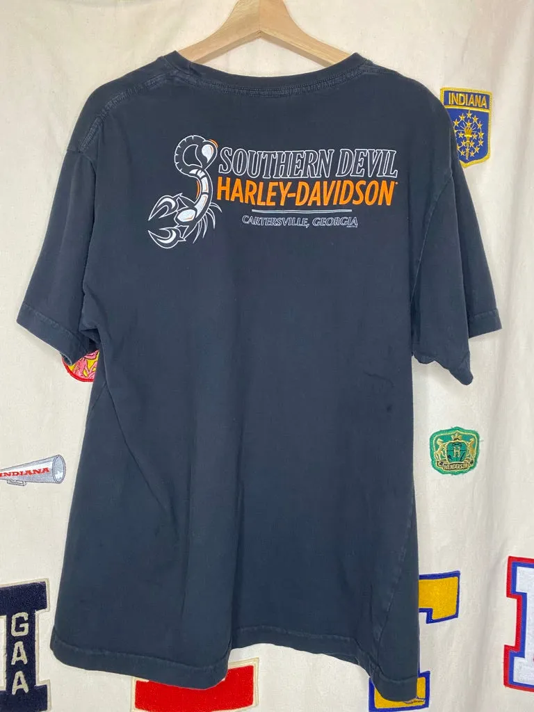 Harley-Davidson Cartersville Georgia Double-Sided T-Shirt: L