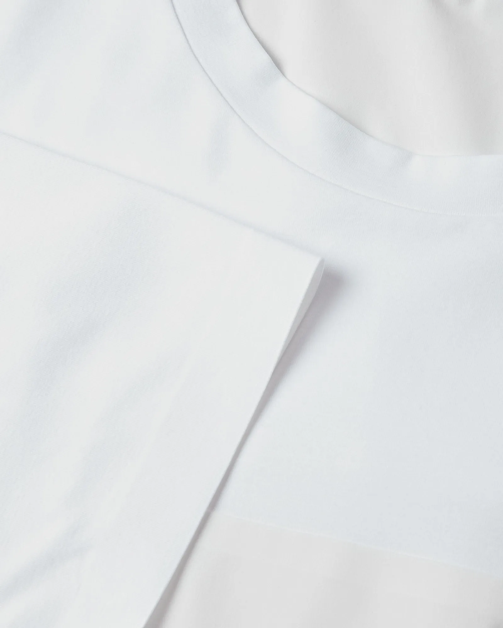 Herno Superfine Laminated Pocket Short Sleeve T-shirt (White)