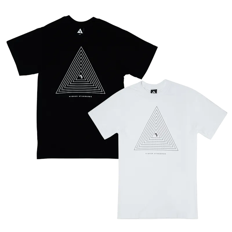 Higher Standards T-Shirt - Concentric Triangle