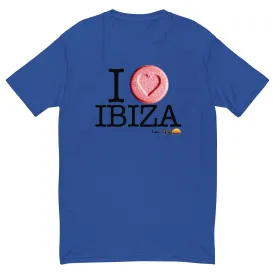 I Love Ibiza Men's T-shirt Blue