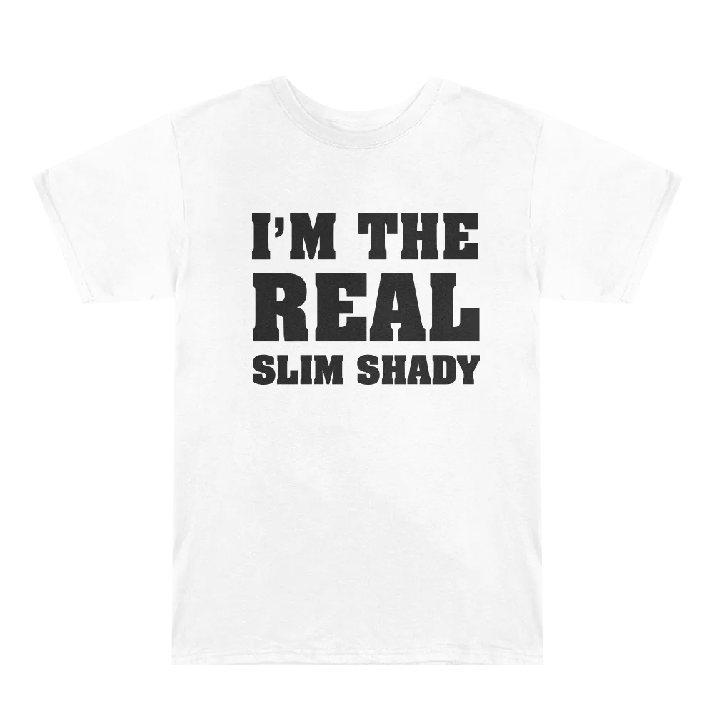 I'M THE REAL SLIM SHADY T-SHIRT (WHITE)