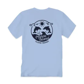 Island Trends Kids Dolphin T-Shirt - Carolina Blue