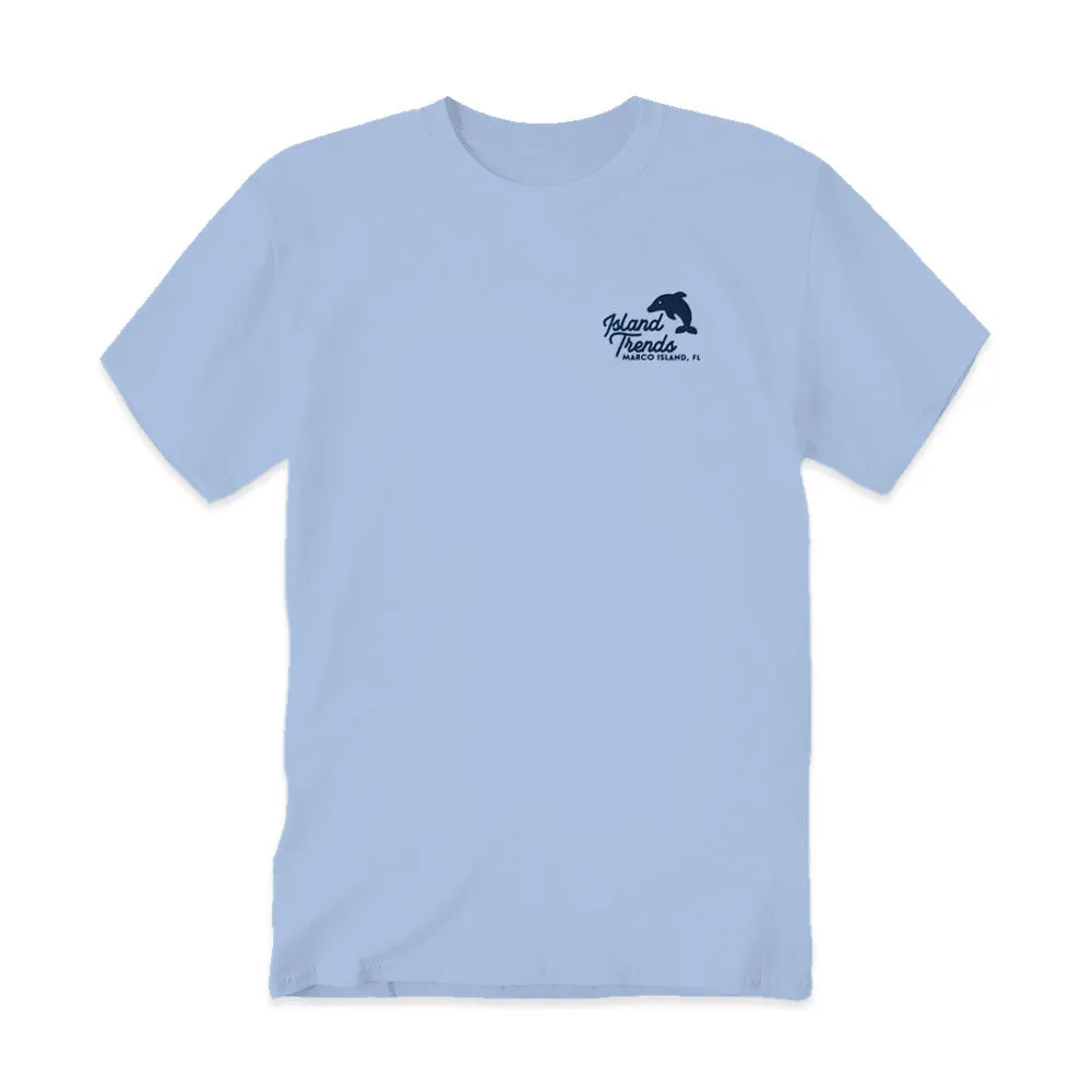 Island Trends Kids Dolphin T-Shirt - Carolina Blue